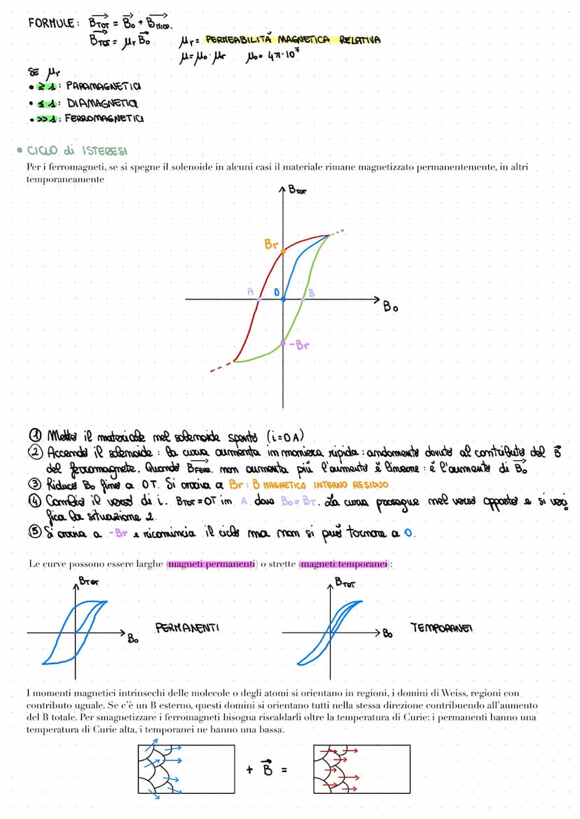 IL CAMPO MAGNETICO
• LA FORZA di VORENTZ.
Dalla la definizione iniziale della forza magnetica deriva il fatto che la forza a cui è sottopost
