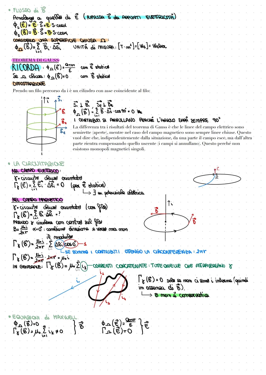 IL CAMPO MAGNETICO
• LA FORZA di VORENTZ.
Dalla la definizione iniziale della forza magnetica deriva il fatto che la forza a cui è sottopost