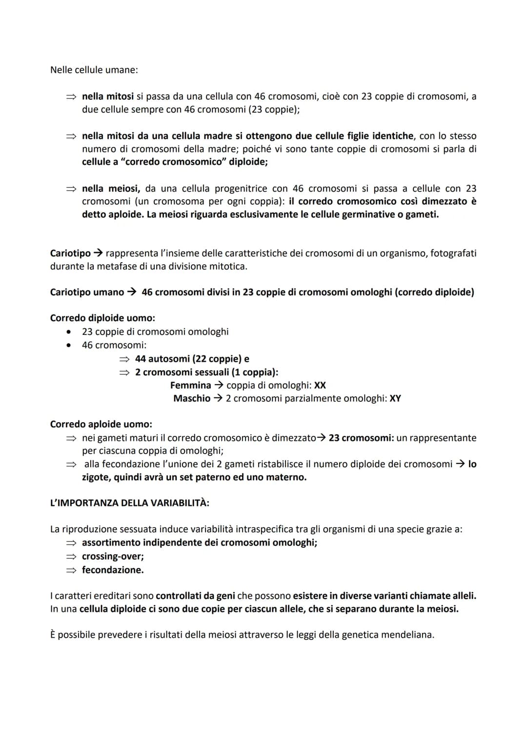 -DIVISIONE CELLULARE: processo tramite il quale una cellula madre dà origine a due cellule figlie.
Permette agli organismi di accrescersi e 
