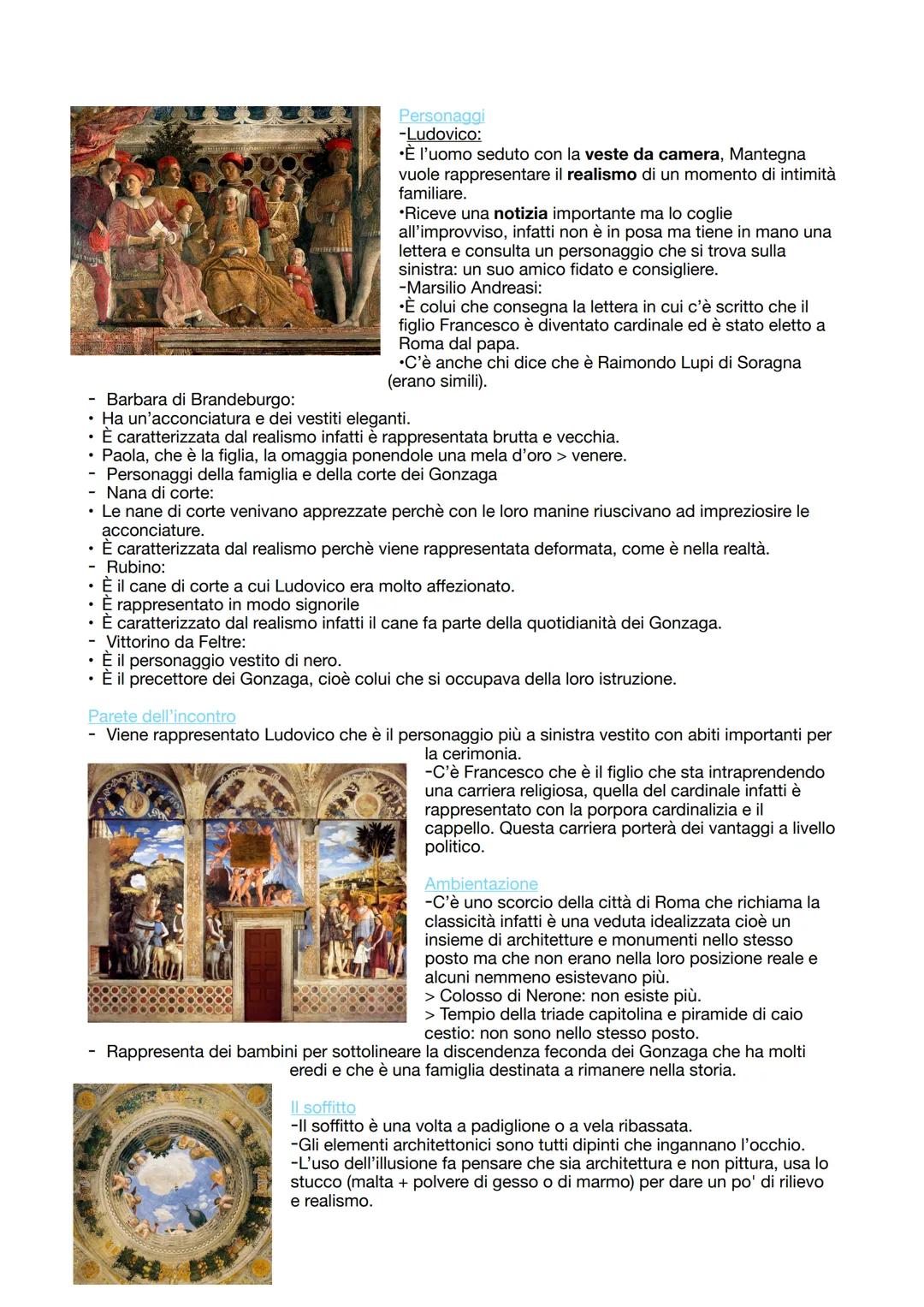 ANDREA MANTEGNA

La vita
- Nasce in veneto e la sua formazione artistica avviene a Padova, infatti diventerà il pittore
ufficiale della cort