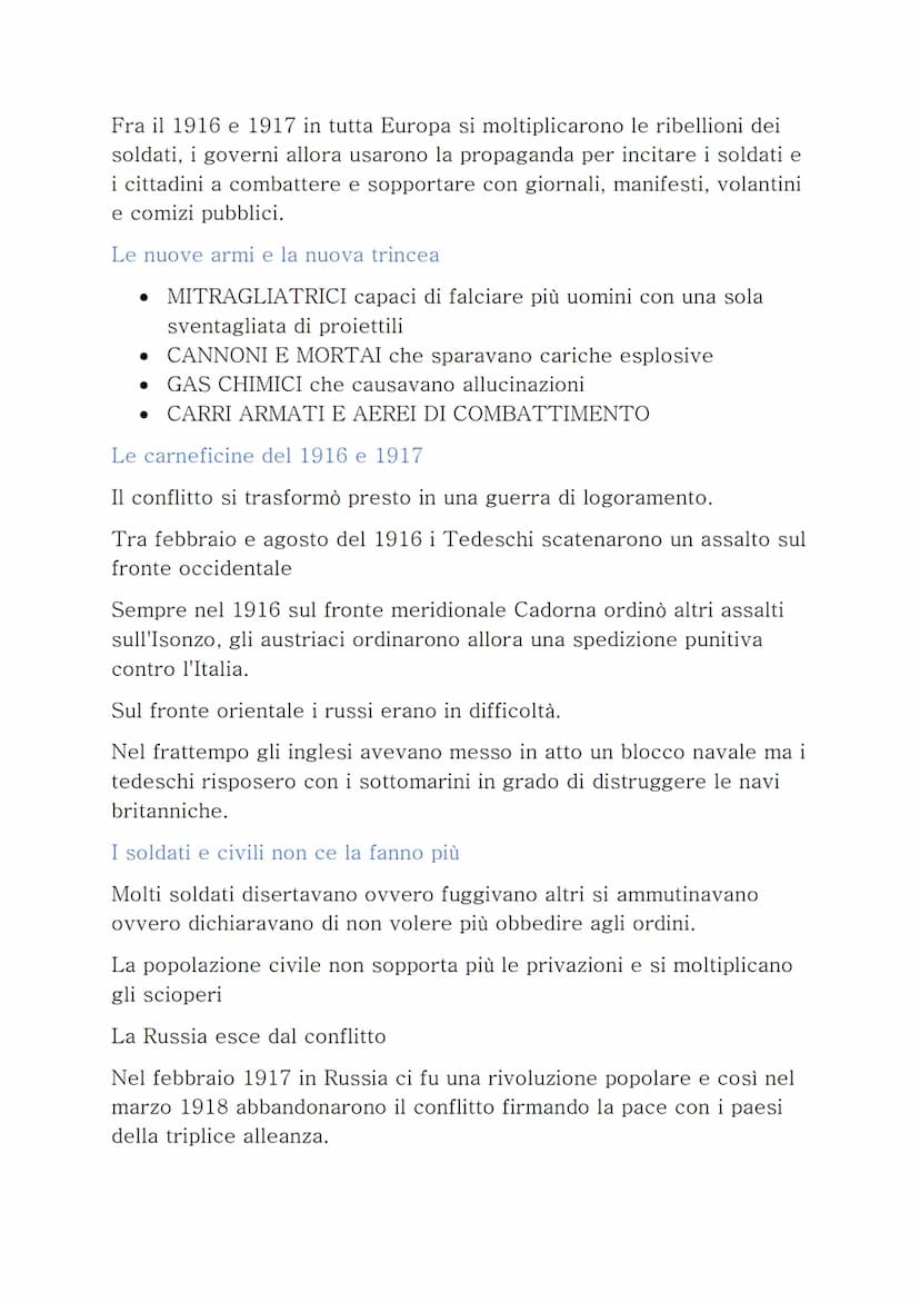 La prima guerra mondiale
La goccia che fece traboccare il vaso
All'inizio dell'estate del 1914 c'erano tutte le premesse per far
partire un 