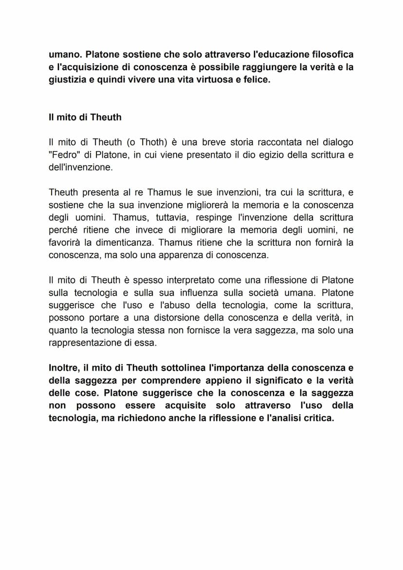 Il mito della biga alata
Il mito della biga alata (o del cocchio alato) è uno dei miti più famosi
presenti nella filosofia di Platone ed è r