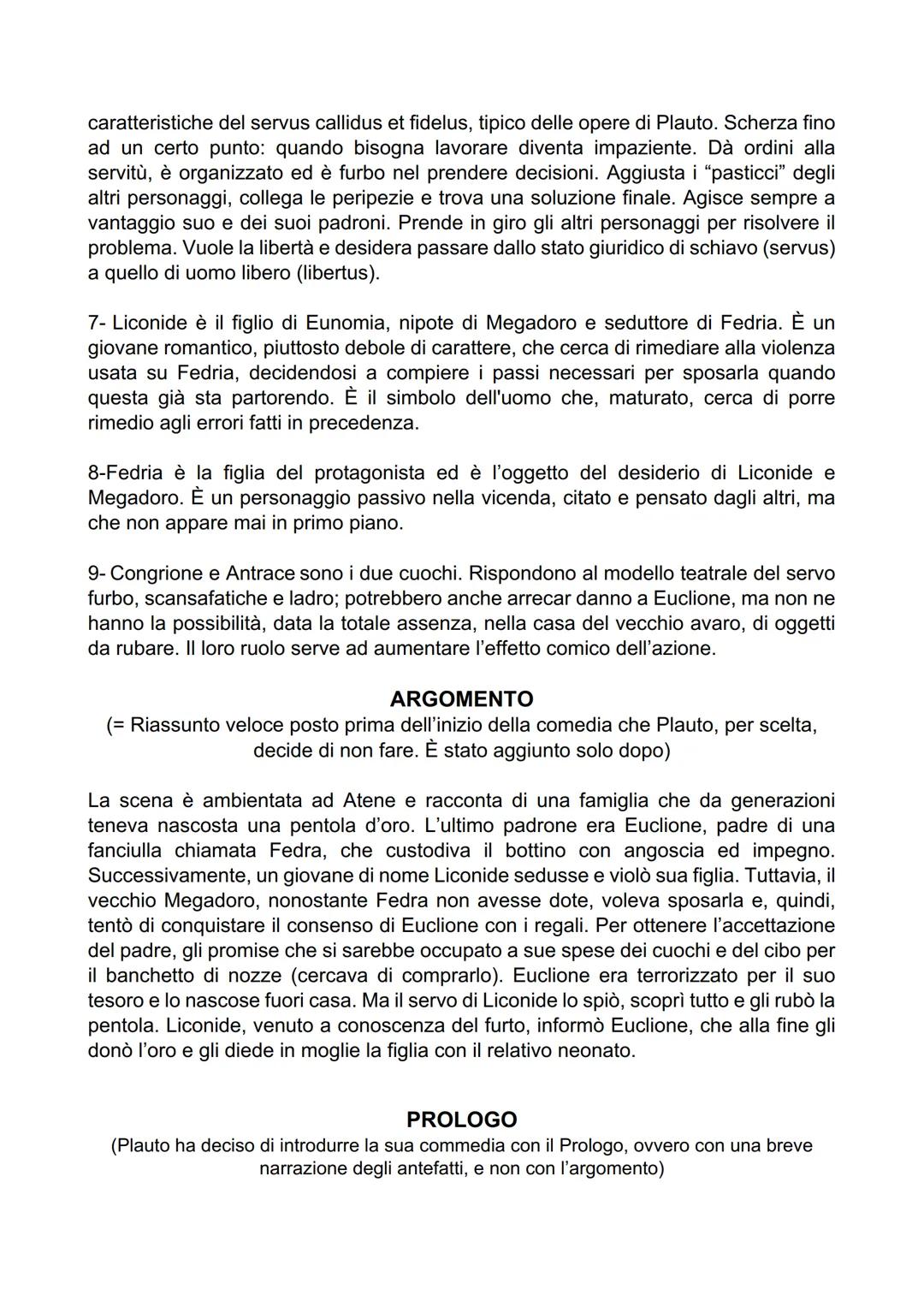 AULULARIA - PLAUTO
(la commedia della pentola)
PLAUTO
Plauto (259/251 a.C. - 184 a.C.) giunse a Roma per fare l'attore. Tuttavia, investì
ma