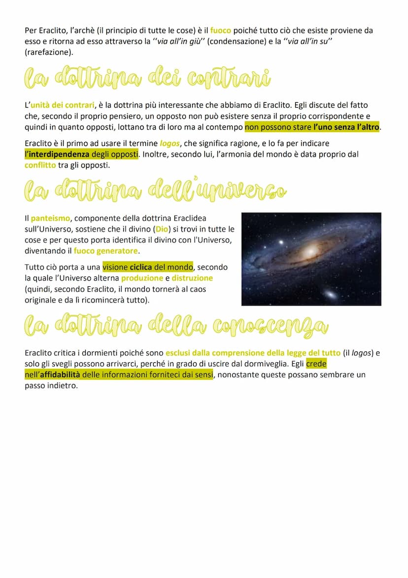 Eraclito
Di Eraclito, nato ad Efeso tra il VI e V secolo a. C., sappiamo davvero
Scrisse un'opera intitolata "Sulla natura" nella quale c'er