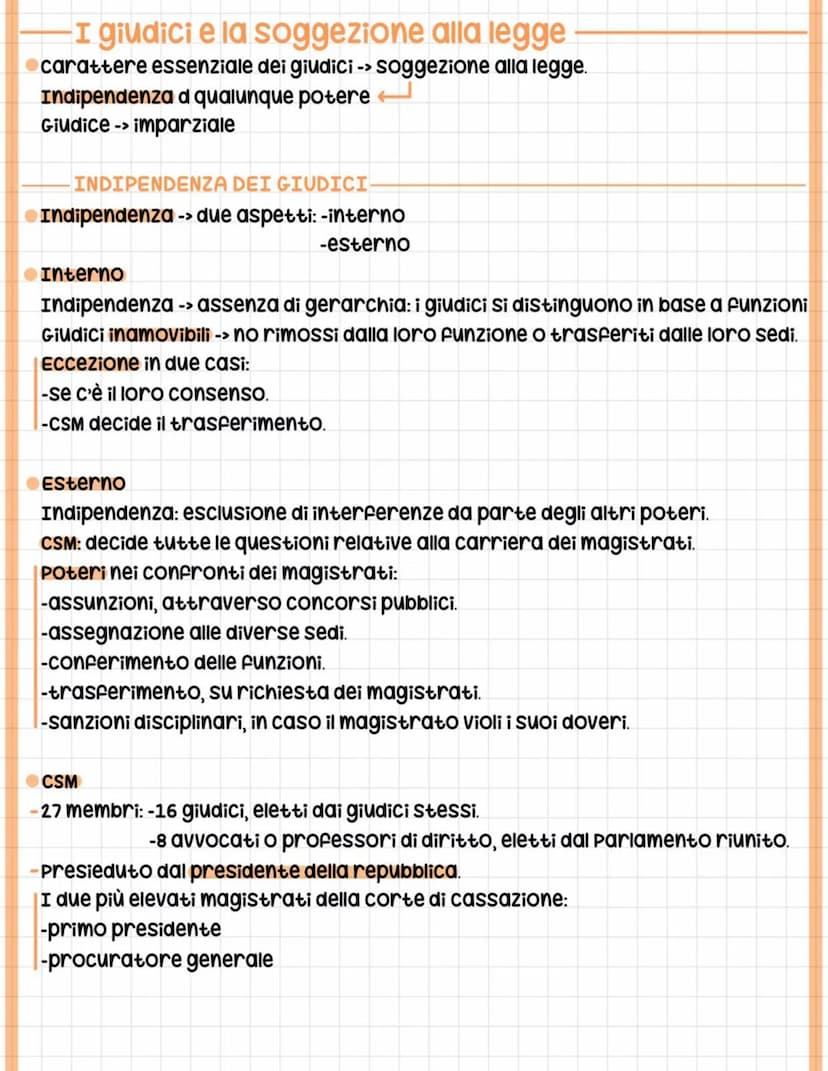 
<p>La magistratura è un insieme di organi indipendenti, i giudici, che hanno il compito di risolvere le liti applicando il diritto e emette