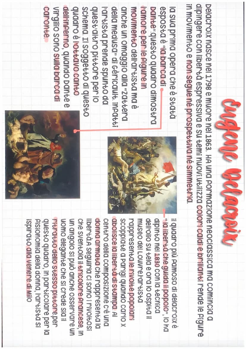 nell'ottocento tutti gli
artisti sono animati da
grandi passioni, porti ideali
e vogliono esprimersi.
le correnti artistiche
che più si diff