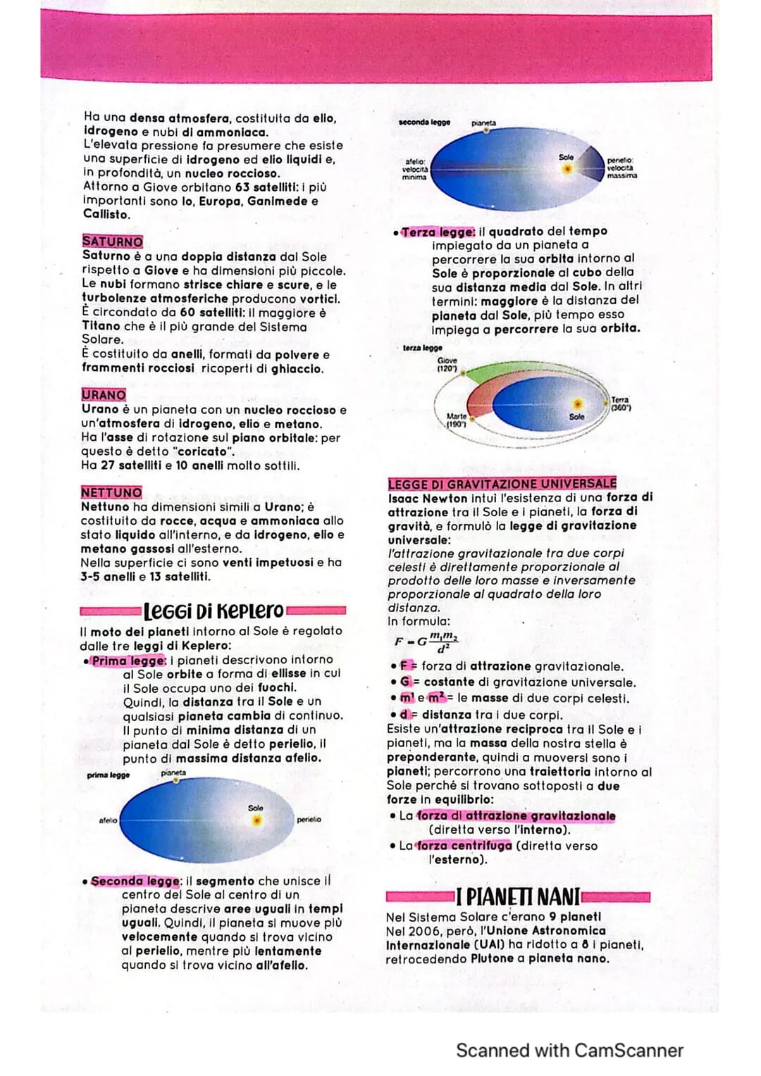 SISTEMA SOLARE
IL SISTEMA SOLARE
Il Sistema Solare è un insieme di corpi
celesti che subiscono la reciproca attrazione
gravitazionale e comp