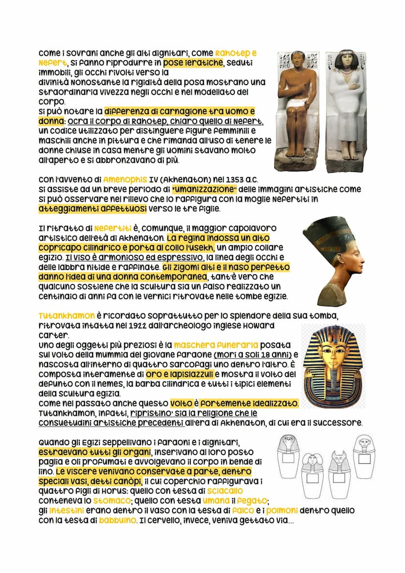 Arte egizia
L'arte egizia è uno dei fenomeni più singolari e irripetibili di tutta la storia
dell'uomo. per circa 3 millenni (dal 2800 a.c. 