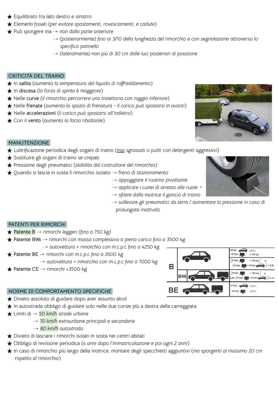 RIMORCHI
★ Veicoli privi di motore concepiti per essere trainati da un altro veicolo
★ Indipendenti dal veicolo motrice: → devono essere imm