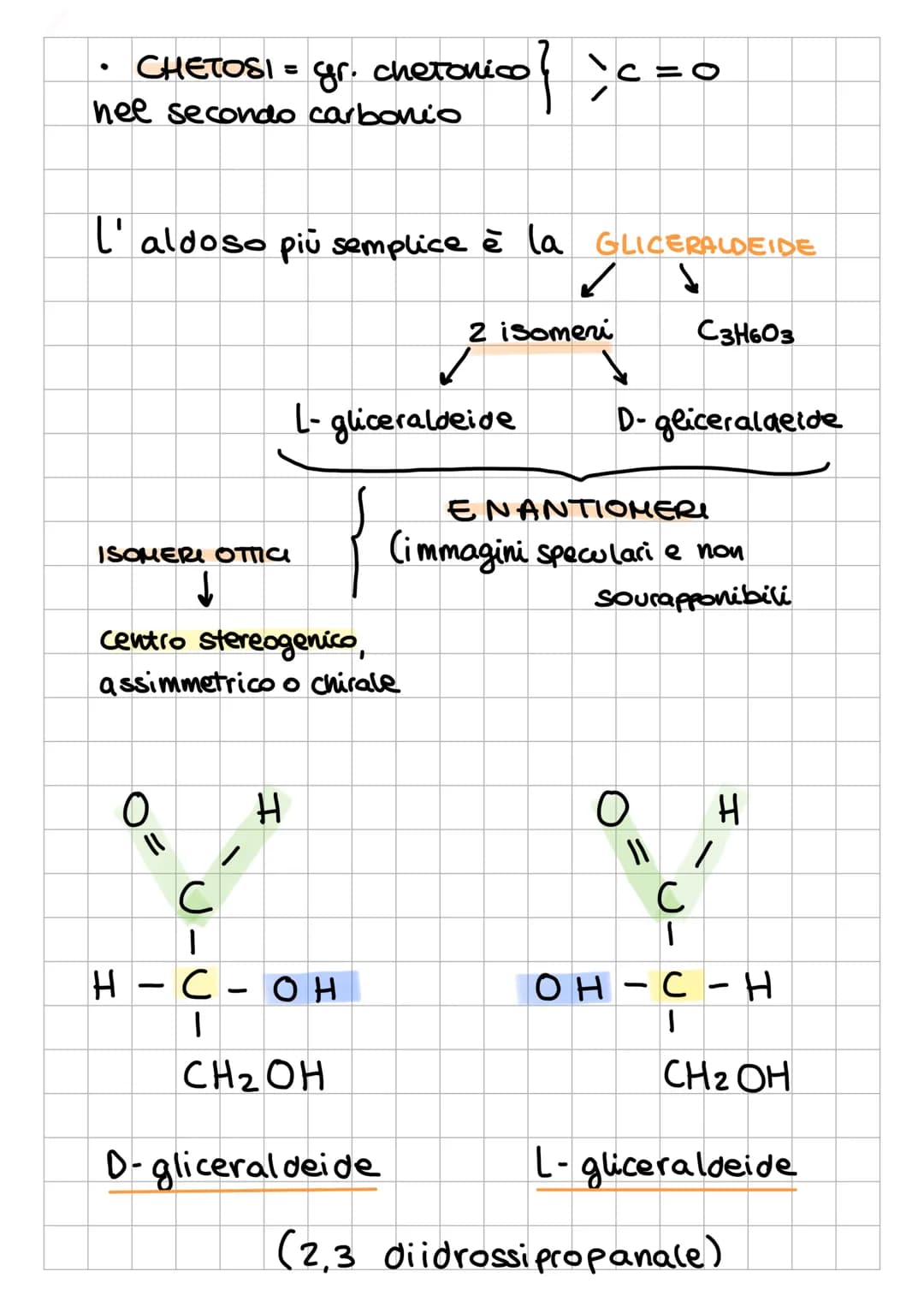 I CARBOIDRAT
1
Sostanze Organiche
naturali Formate da:
✓
chiamati anche
glicidi o saccaridi
↓
Sono composti
POLIFUNZIONALI
L₂
-
poliidrossia
