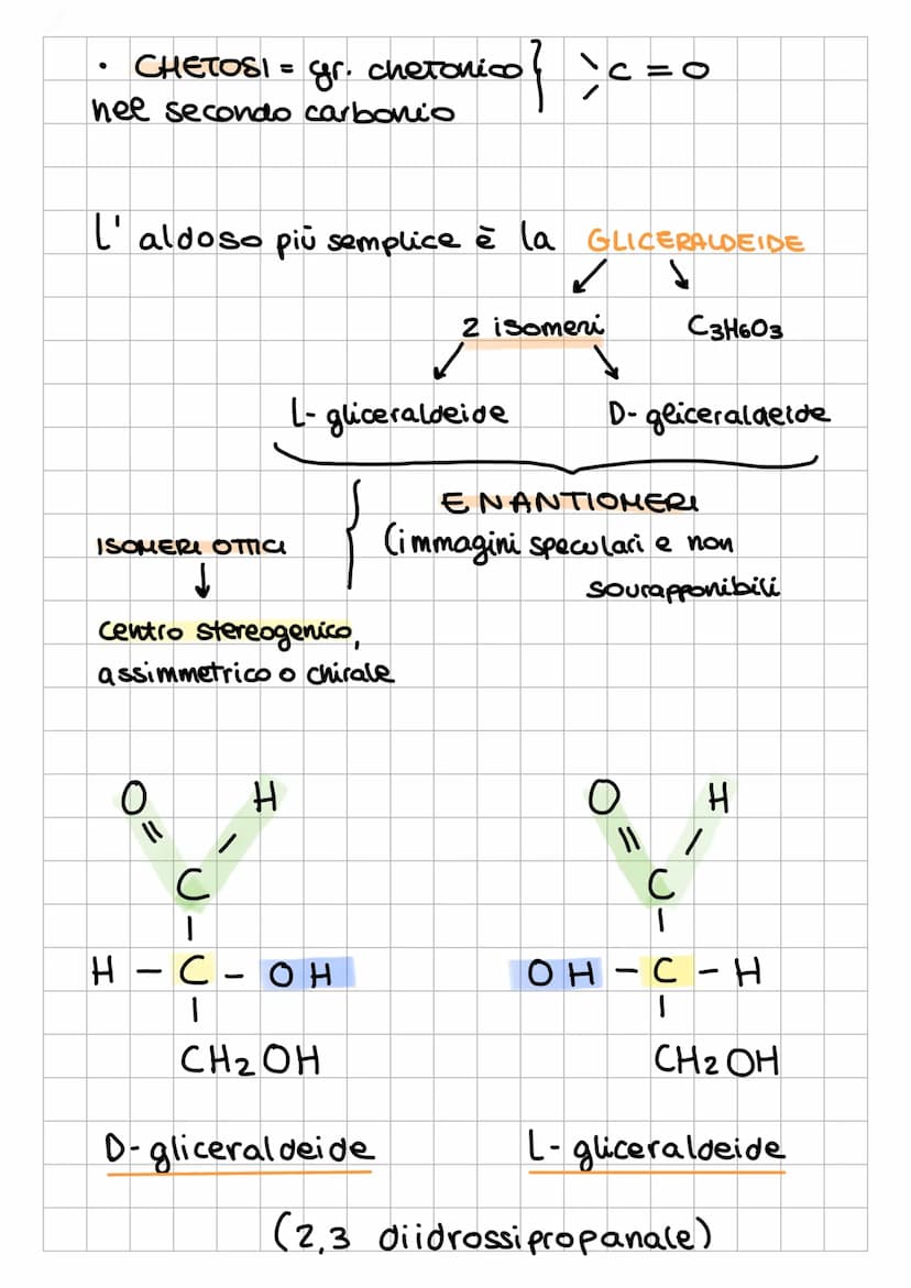 I CARBOIDRAT
1
Sostanze Organiche
naturali Formate da:
✓
chiamati anche
glicidi o saccaridi
↓
Sono composti
POLIFUNZIONALI
L₂
-
poliidrossia