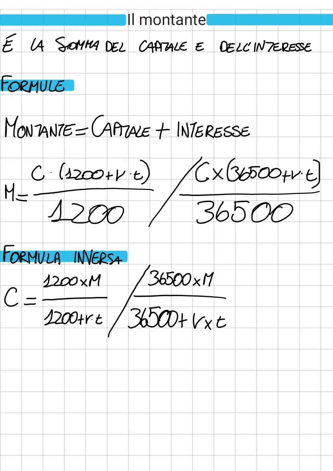 L'interesse
É IL COMPENSO CHE SPETTA A COLUI
CHE CEDE
TEMPORANEAMENTE AD ALTRI L'USO DI UN CAPITALE MO
NETARIO, CIDE LA SOMMA DI DENARO
FORM