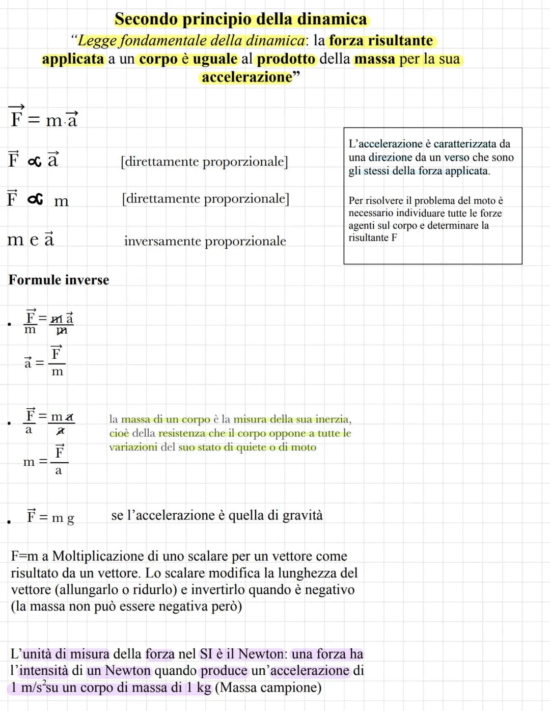 Cinematica
È la branca della fisica che studia
come avviene il movimento dei corpi
cioè studia le relazioni matematiche che
esistono tra le 