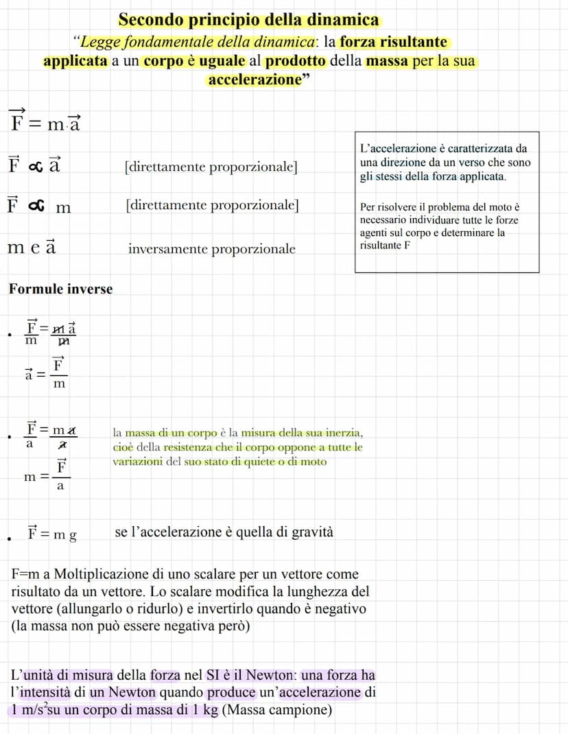 Cinematica
È la branca della fisica che studia
come avviene il movimento dei corpi
cioè studia le relazioni matematiche che
esistono tra le 