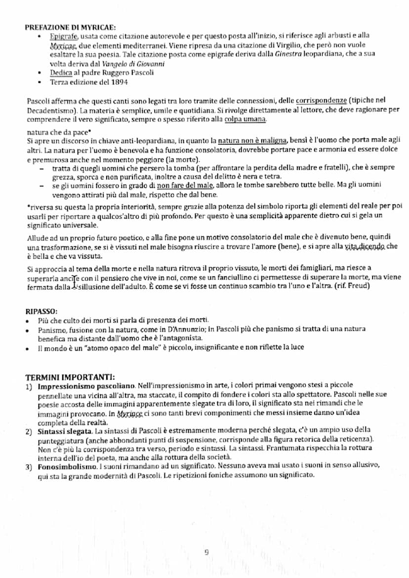 r
GIOVANNI PASCOLI
LA VITA
UN'ESISTENZA SEGNATA DAL DOLORE: Giovanni Pascoli era il 4 figlio di una famiglia
numerosa ed in una condizione a