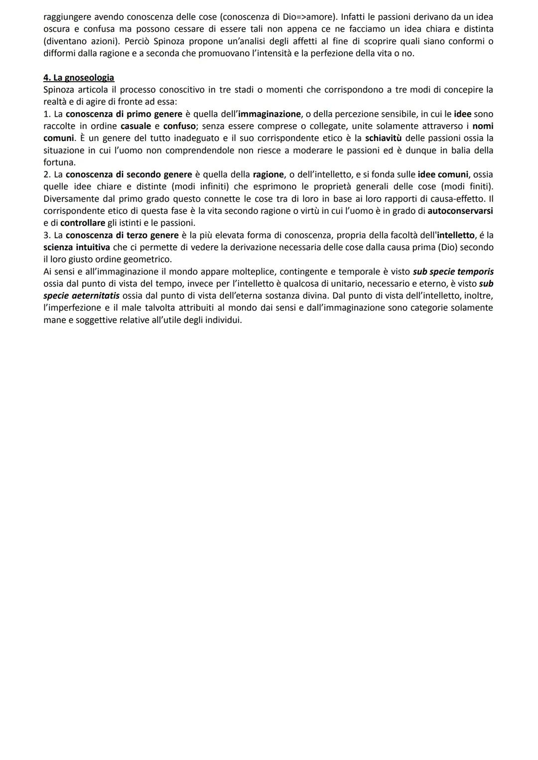 # SPINOZA

1. La filosofia come catarsi esistenziale

Il pensiero di Spinoza mira a risolvere un dilemma etico. Spinoza incentra la sua rice