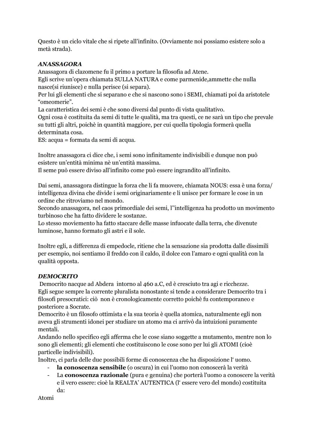 Verifica di filosofia
IL PROBLEMA DELL'ESSERE
Con l' Eleatismo, che prende il nome dalla città di Elea (colonia greca in magna Grecia, nelle