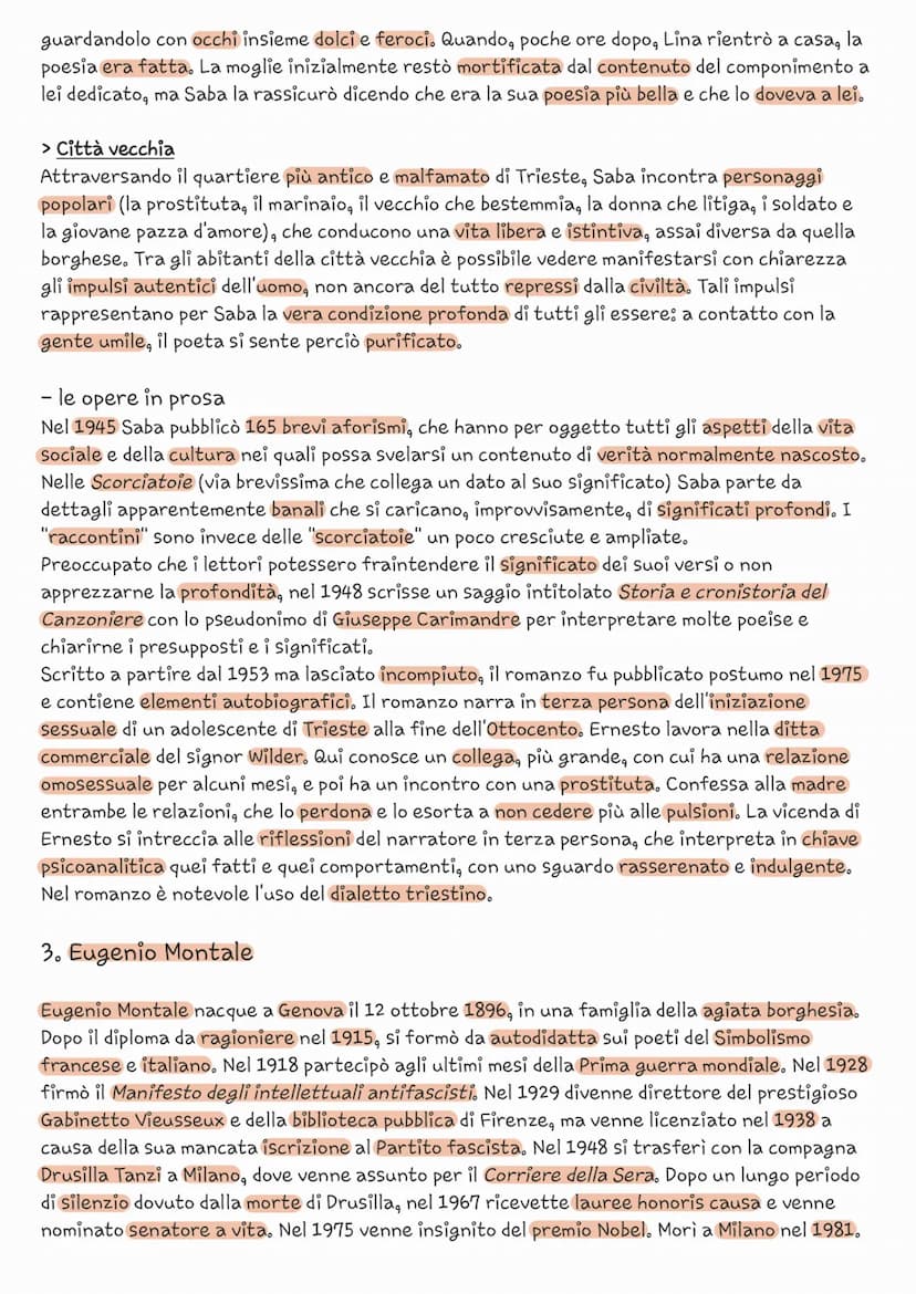 
<h2 id="giuseppeungaretti">Giuseppe Ungaretti</h2>
<p>Giuseppe Ungaretti nacque ad Alessandria d'Egitto l'8 febbraio 1888 da genitori tosca