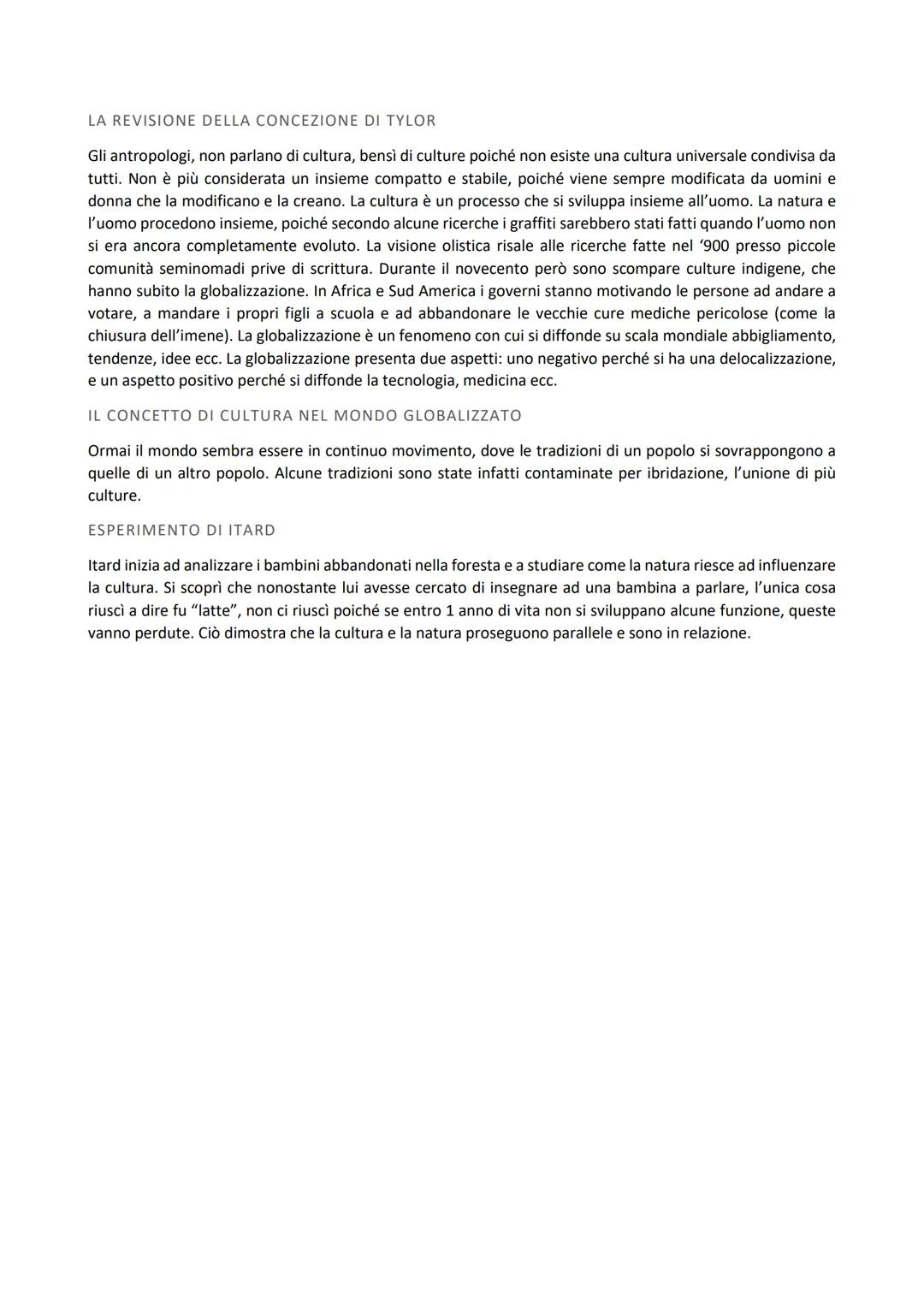 IL PUNTO DI VISTA DEGLI ANTROPOLOGI
ANTROPOLOGIA E CULTURA
Il termine "ANTROPOLOGIA", significa studio dell'uomo e nasce dall'unione di due 