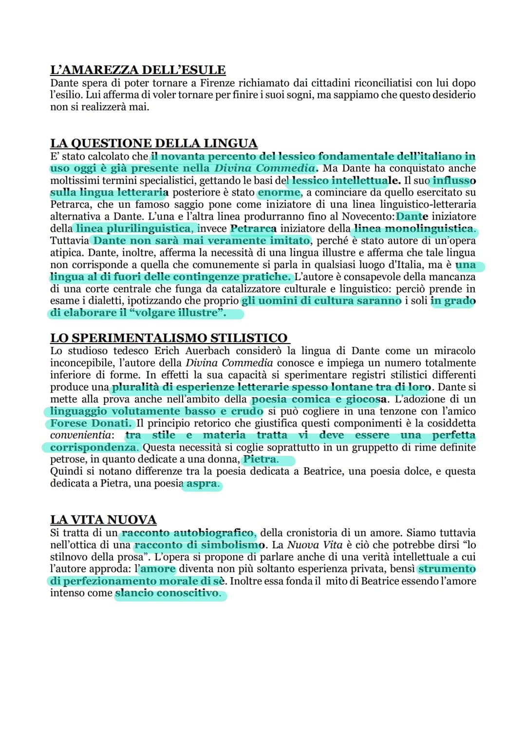 DANTE ALIGHIERI
Dante Alighieri nasce a Firenze, tra il maggio e il giugno del 1265. Rimasto orfano di madre
a 6 anni Dante trascorre la sua