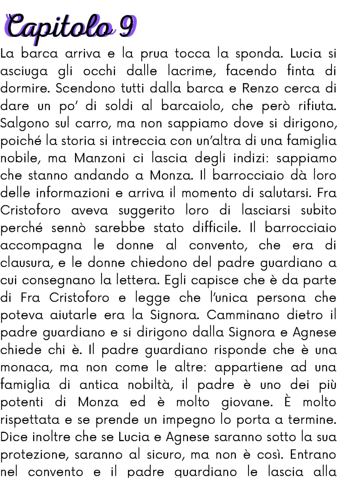 Capitolo 9 Promessi Sposi