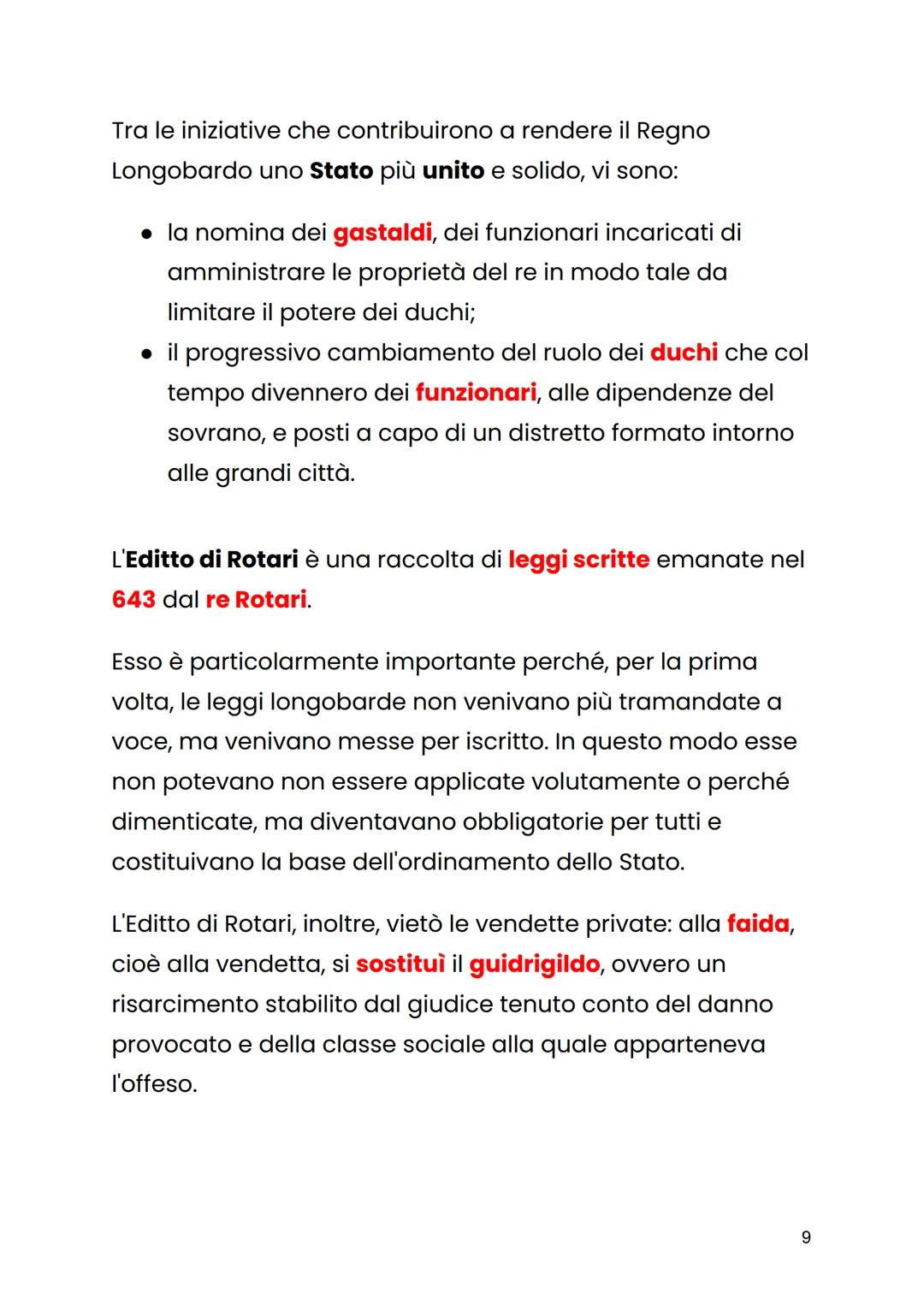 # I LONGOBARDI

I Bizantini, dopo aver conquistato l'Italia con la guerra
greco-gotica, ebbero il dominio della penisola solamente
per 13 an