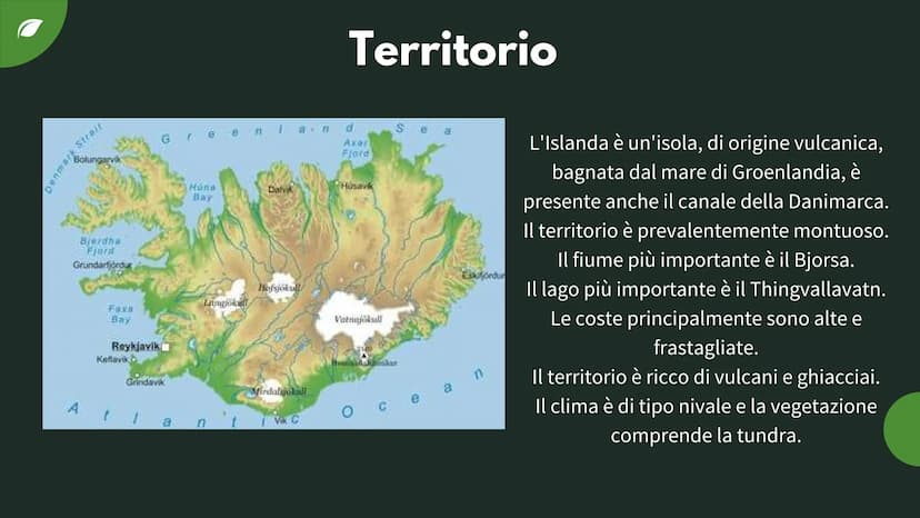 w
L'ISLANDA WARDIERE INC.
Dati principali
-L'Islanda è una Repubblica Parlamentare.
-La sua capitale è Reykjavik.
-La lingua ufficiale è l'i