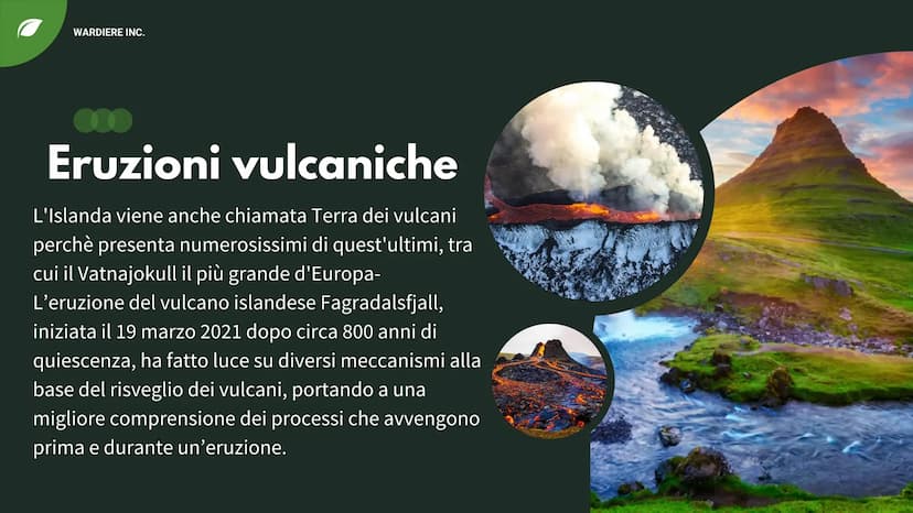 w
L'ISLANDA WARDIERE INC.
Dati principali
-L'Islanda è una Repubblica Parlamentare.
-La sua capitale è Reykjavik.
-La lingua ufficiale è l'i