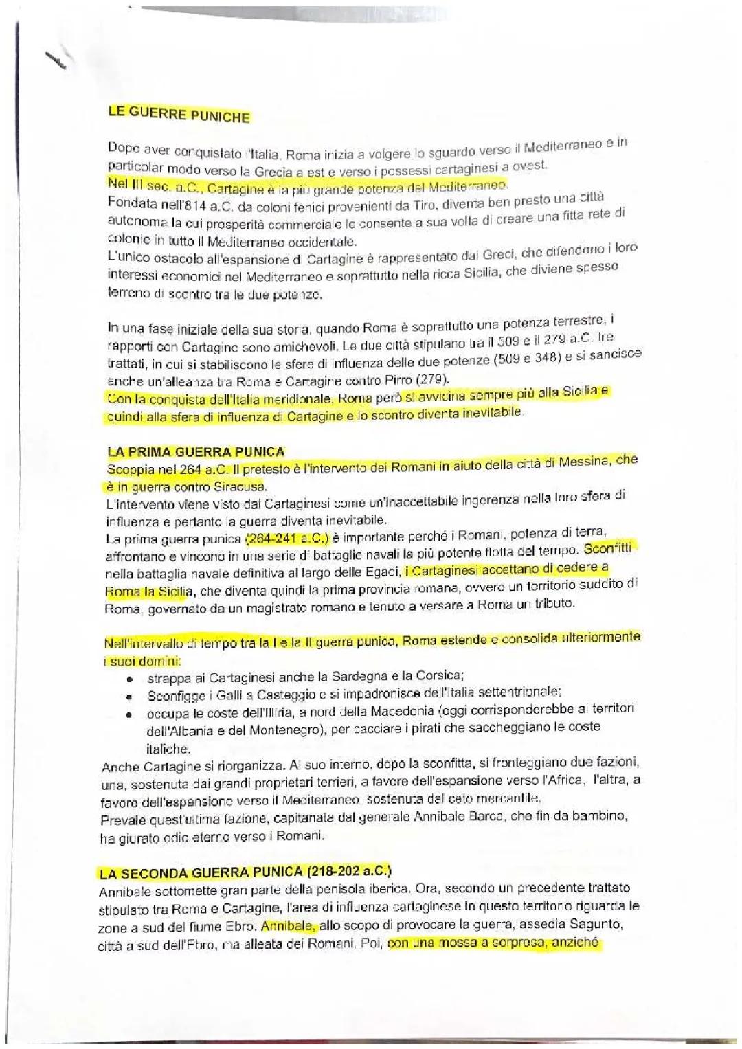 Le guerre puniche: La storia di Roma nelle guerre con Cartagine