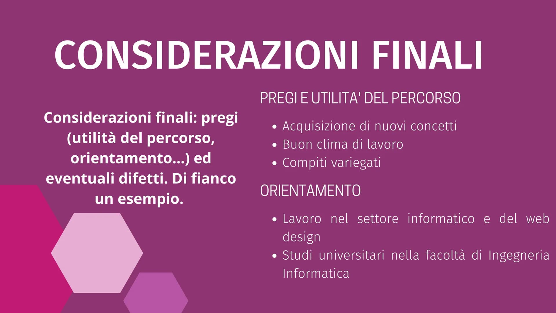 PCTO
NOME E COGNOME
SCUOLA - CLASSE
ANNO SCOLASTICO NOME AZIENDA
Breve descrizione MANSIONI
SVOLTE
Elenco delle mansioni svolte.
Inserire se