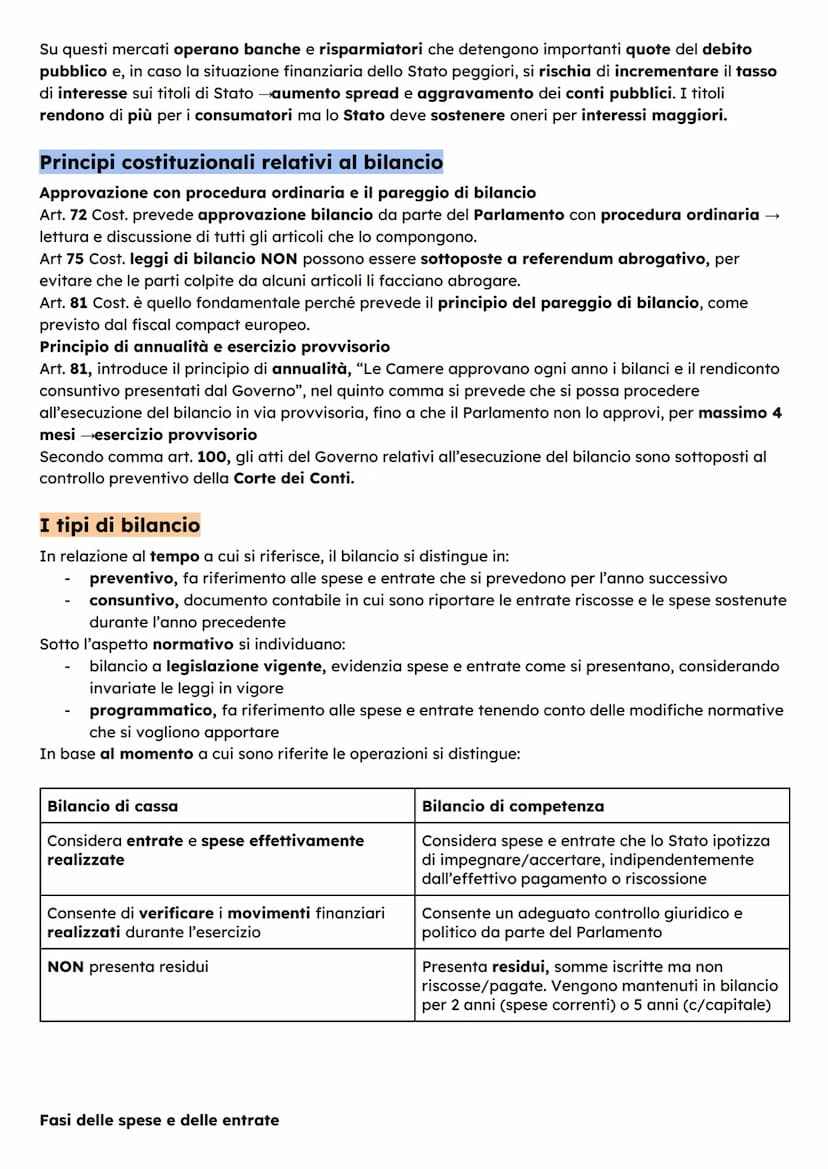 I CARATTERI GENERALI DEL BILANCIO
Origini storiche
Il bilancio pubblico è un documento contabile con forma di legge, in cui sono indicate le
