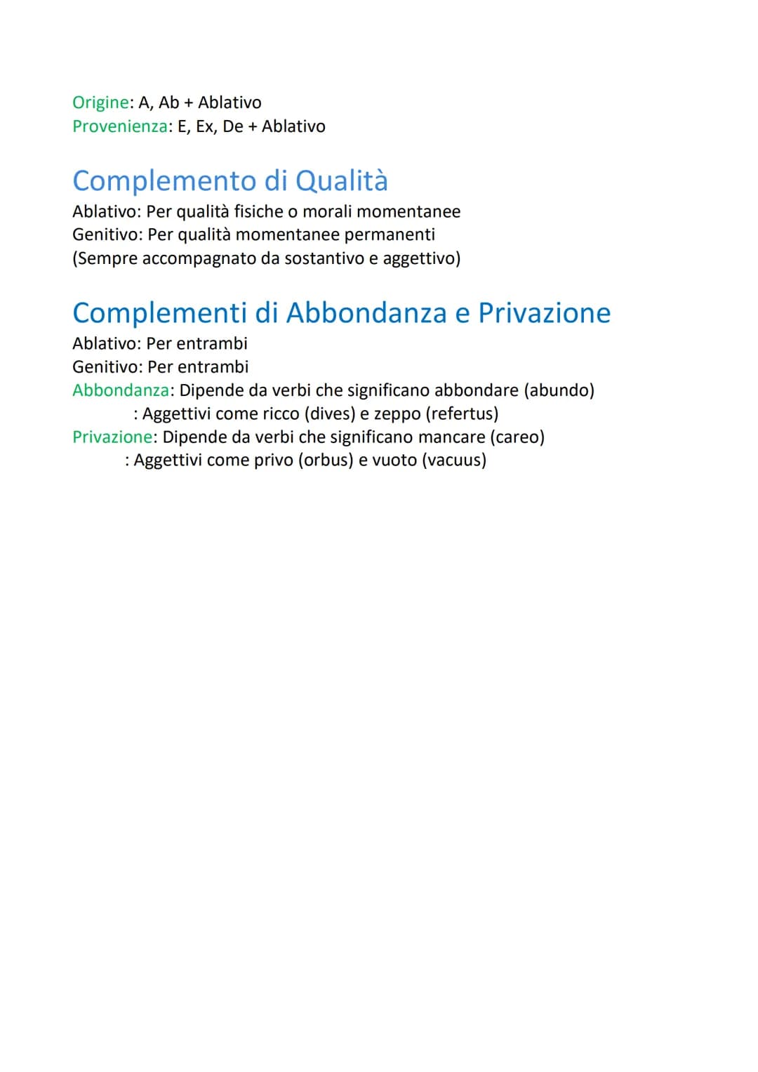 Complementi
Complemento di Modo
Cum + Ablativo
Cum può essere omesso
Cum può essere messo in posizione attributiva
Cum può essere prima del 