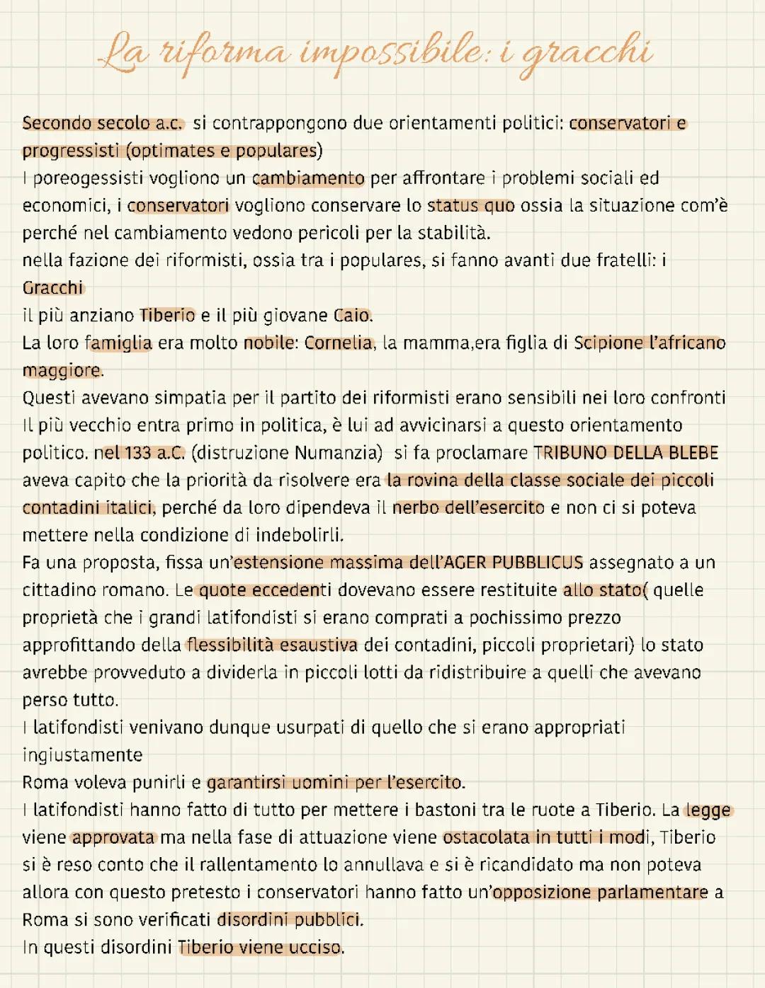 La Riforma dei Fratelli Gracchi a Roma nel 133 a.C.