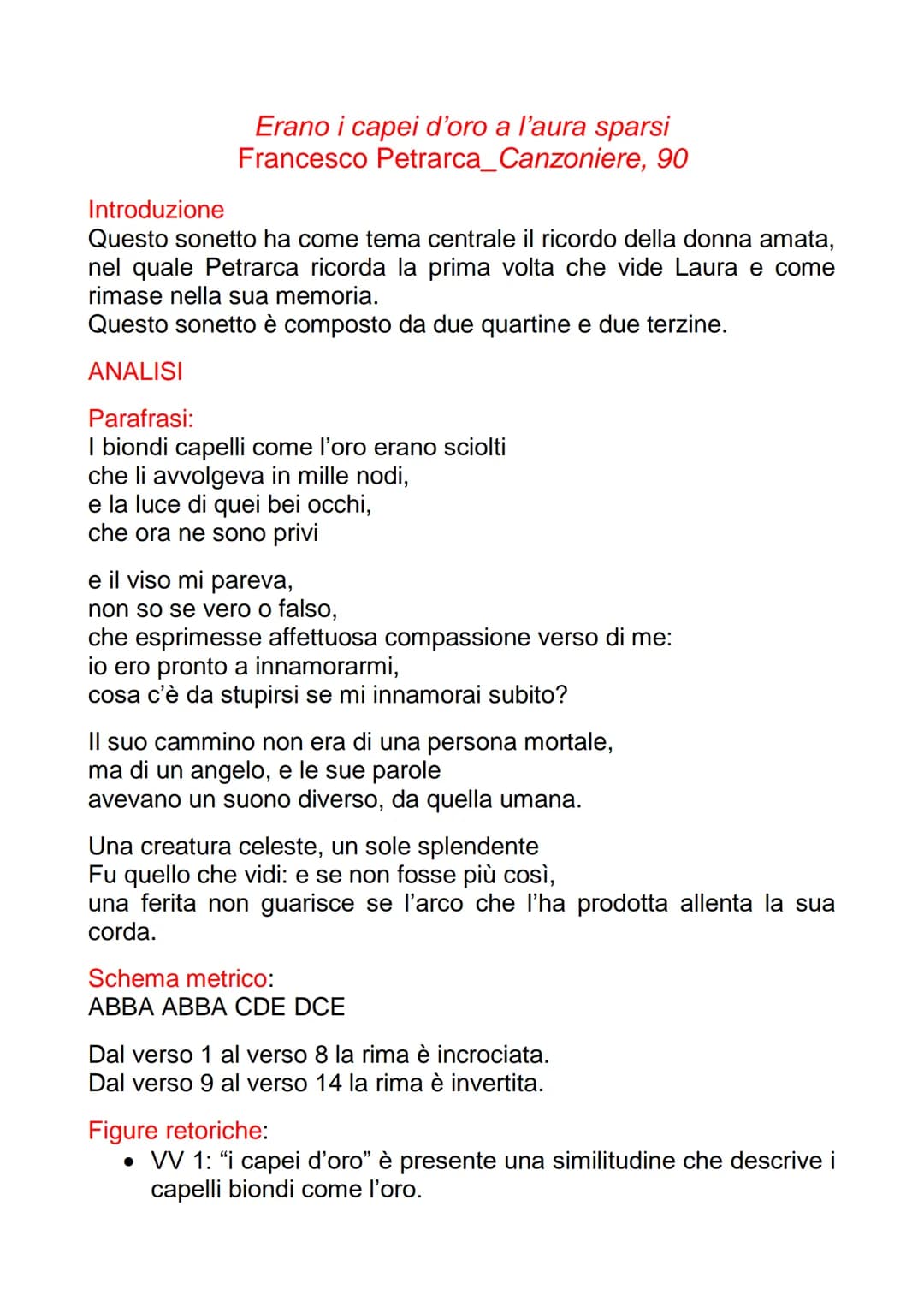 Era il giorno ch'al sol si scoloraro
Francesco Petrarca_ Canzoniere, 3
Introduzione
Questo sonetto è stato composto quasi certamente dopo la