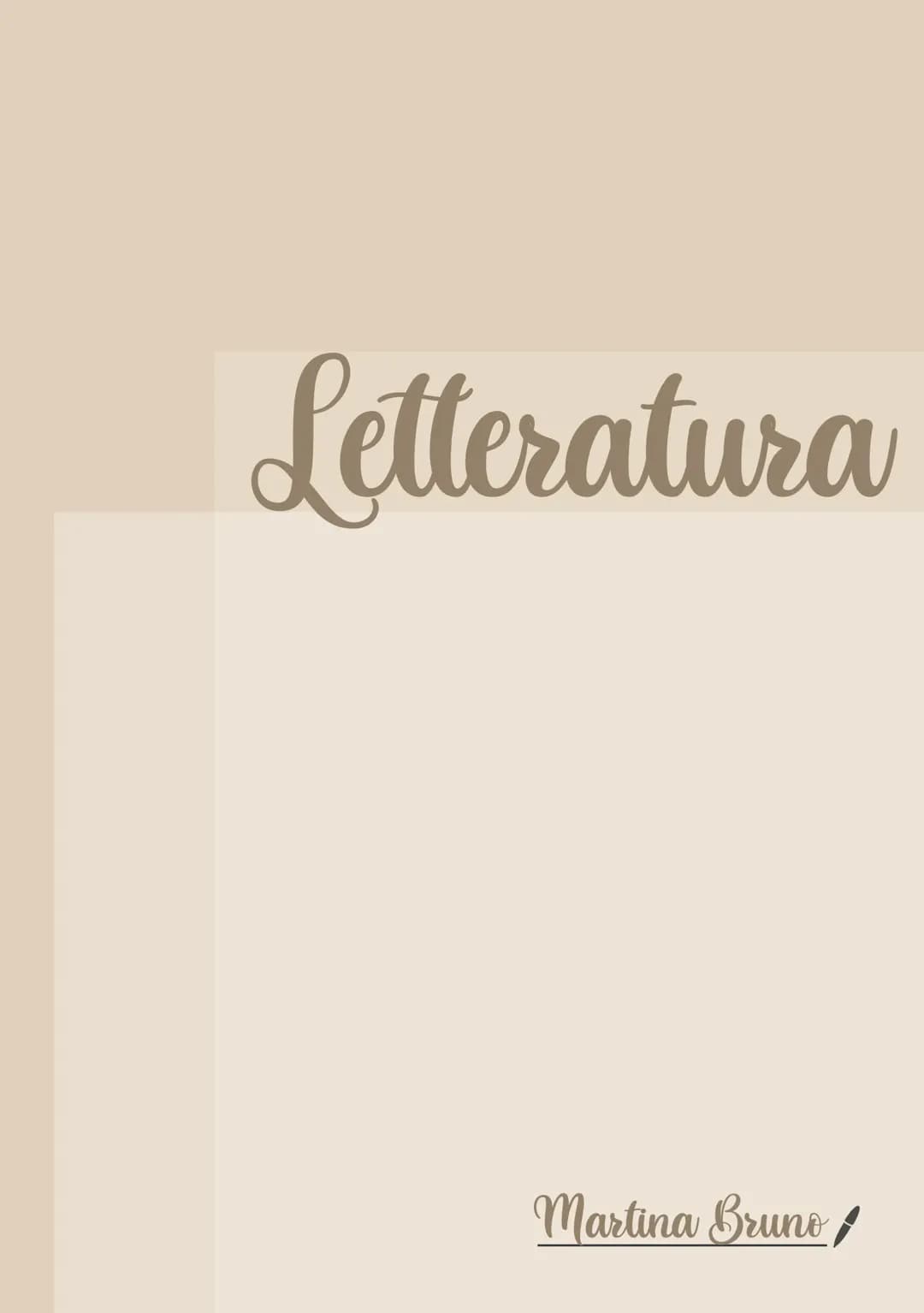 Letteratura italiana