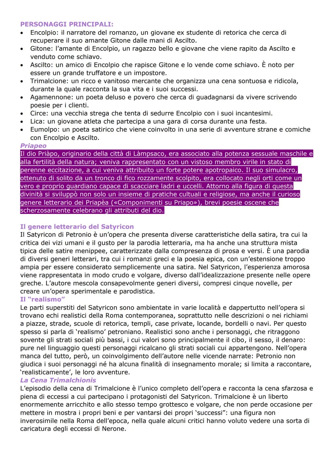 Petronio
• Tuttavia, alla fine cadde in disgrazia e fu accusato di cospirazione contro Nerone. Scegliendo
di non subire la sua punizione, si