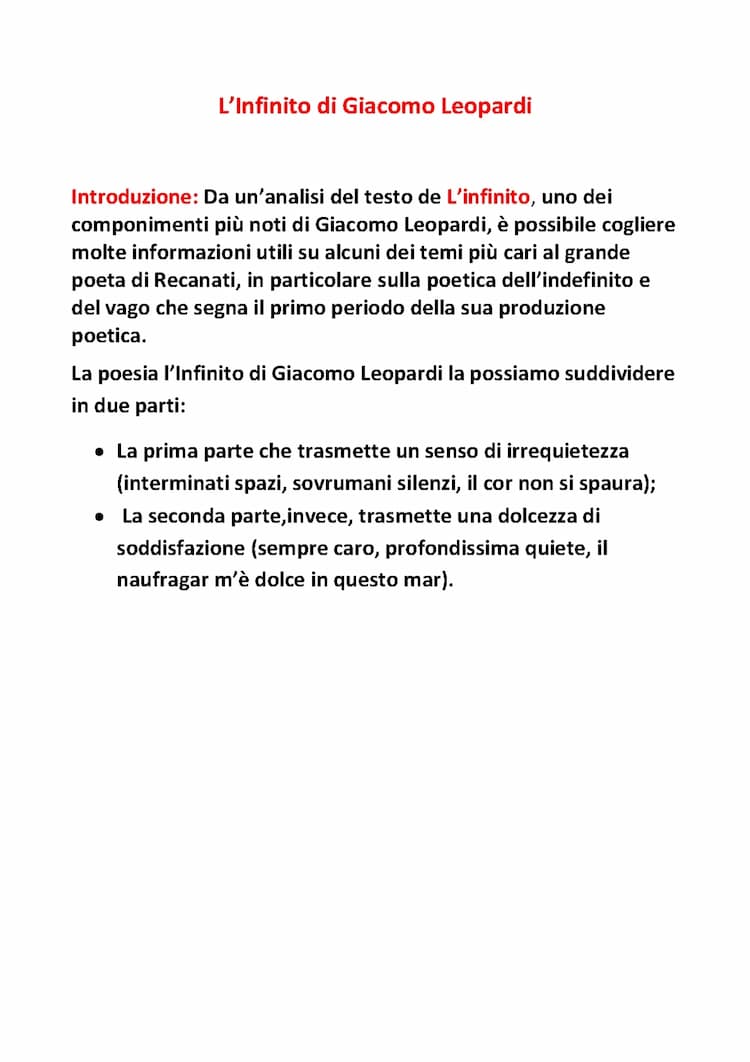 Know "Infinito" di Giacomo Leopardi thumbnail