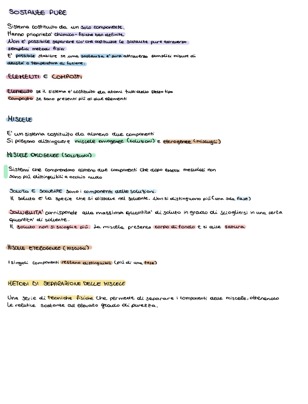 STATI FISICI DELLA MATERIA
Tutto cio' che ci circonda, dotato di massa e volume e' materia
La porzione di materia prende nome di sistema.
Se