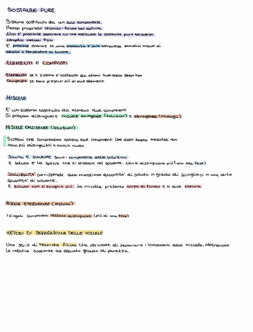 STATI FISICI DELLA MATERIA
Tutto cio' che ci circonda, dotato di massa e volume e' materia
La porzione di materia prende nome di sistema.
Se