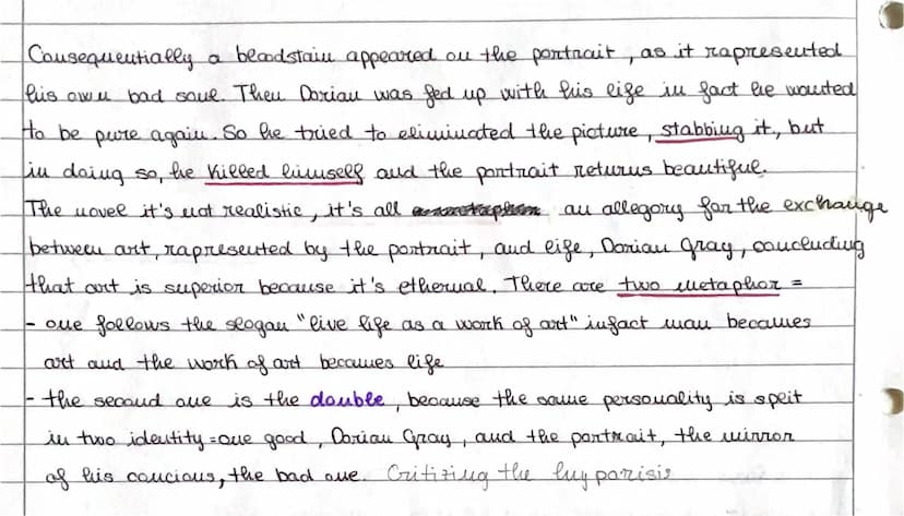 the same buildings and the people like are another they worked at the
same time and did the same works.
=
This novel contains 3 metaphores =