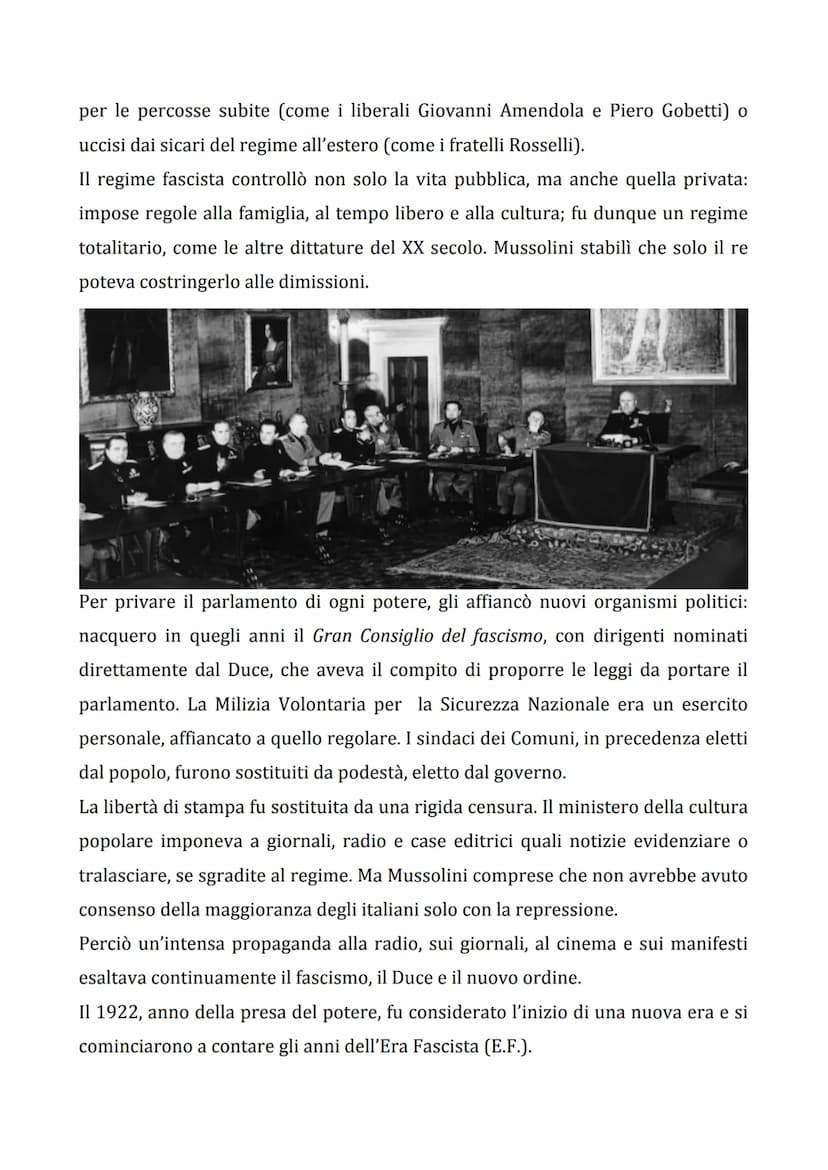 LEZIONE 5: IL FASCISMO
5.1 Un Dopoguerra agitato
L'Italia era
uscita
vittoriosa dalla Grande
guerra, ma il conflitto
aggravato
problemi poli