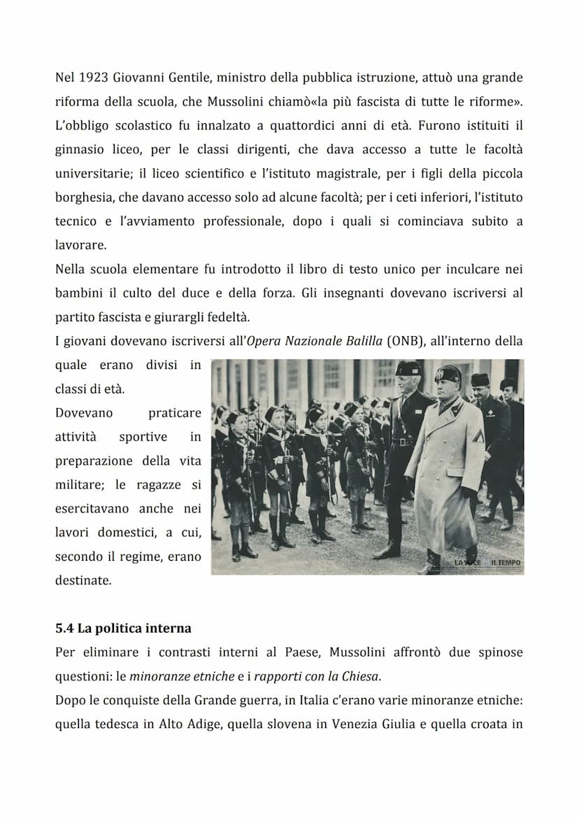 LEZIONE 5: IL FASCISMO
5.1 Un Dopoguerra agitato
L'Italia era
uscita
vittoriosa dalla Grande
guerra, ma il conflitto
aggravato
problemi poli