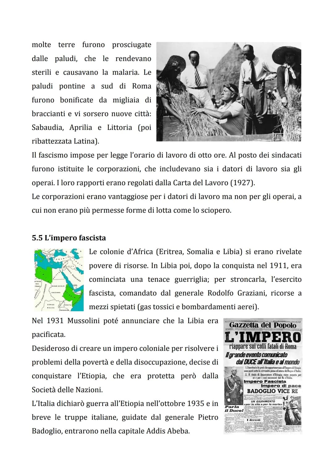 LEZIONE 5: IL FASCISMO
5.1 Un Dopoguerra agitato
L'Italia era
uscita
vittoriosa dalla Grande
guerra, ma il conflitto
aggravato
problemi poli