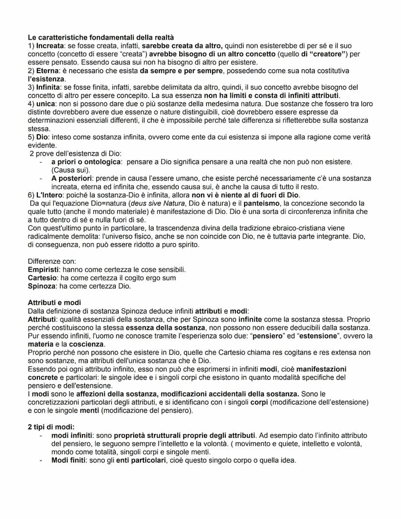 Spinoza
Concezione della filosofia
Scrive il Trattato sull'emendazione dell'intelletto. Rivela una concezione della filosofia come via verso