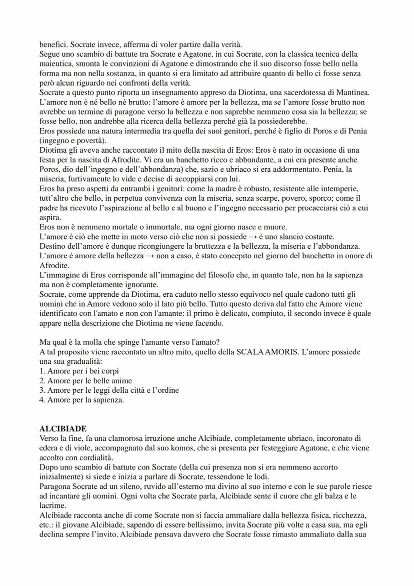 SIMPOSIO
Tema centrale del dialogo: amore.
Struttura del dialogo: circolare. Tutti i protagonisti intervengono affrontando il tema dell'eros