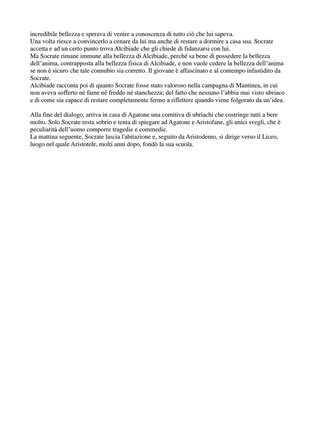 SIMPOSIO
Tema centrale del dialogo: amore.
Struttura del dialogo: circolare. Tutti i protagonisti intervengono affrontando il tema dell'eros