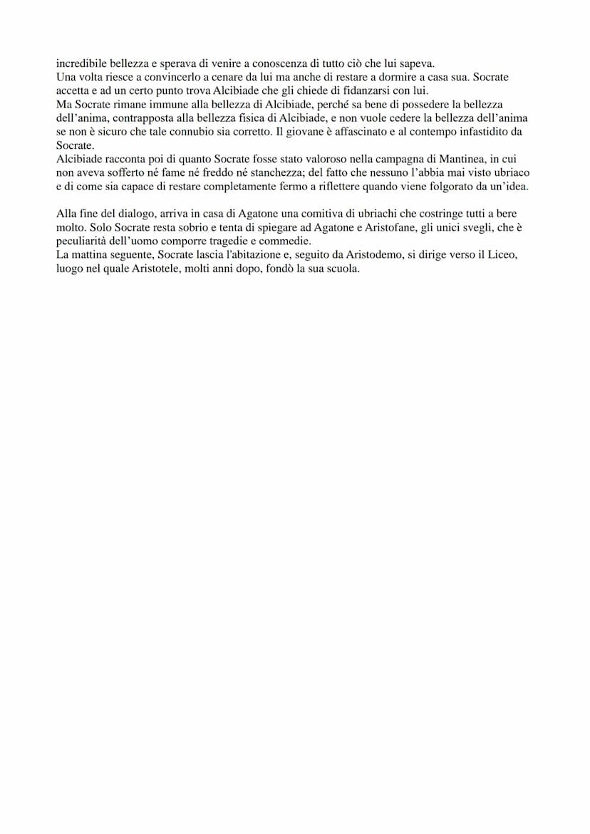 SIMPOSIO
Tema centrale del dialogo: amore.
Struttura del dialogo: circolare. Tutti i protagonisti intervengono affrontando il tema dell'eros