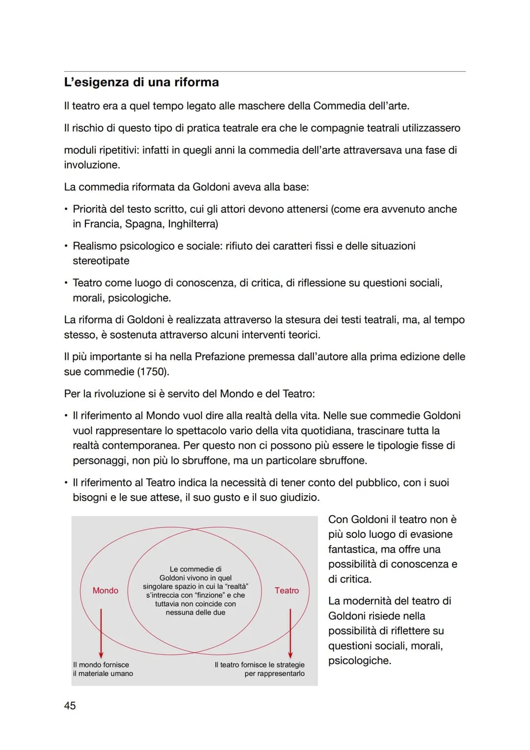 Il teatro
Il periodo che va dalla fine del Cinquecento al Settecento segna in Europa il trionfo
del teatro.
Esso nasce e si afferma nella pr