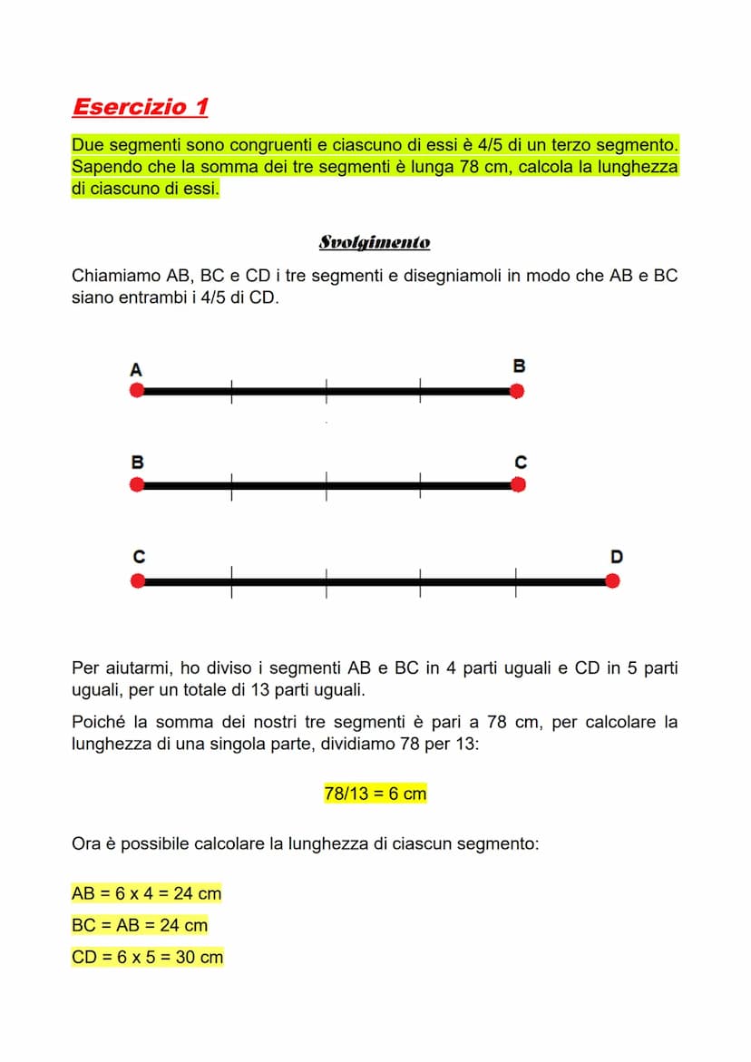 RETTE, SEMIRETTE, SEGMENTI
Retta → insieme infinito di punti allineati nel
piano. Perciò, non ha né un inizio né una fine.
A
A
A
A
A
B
C
B
B