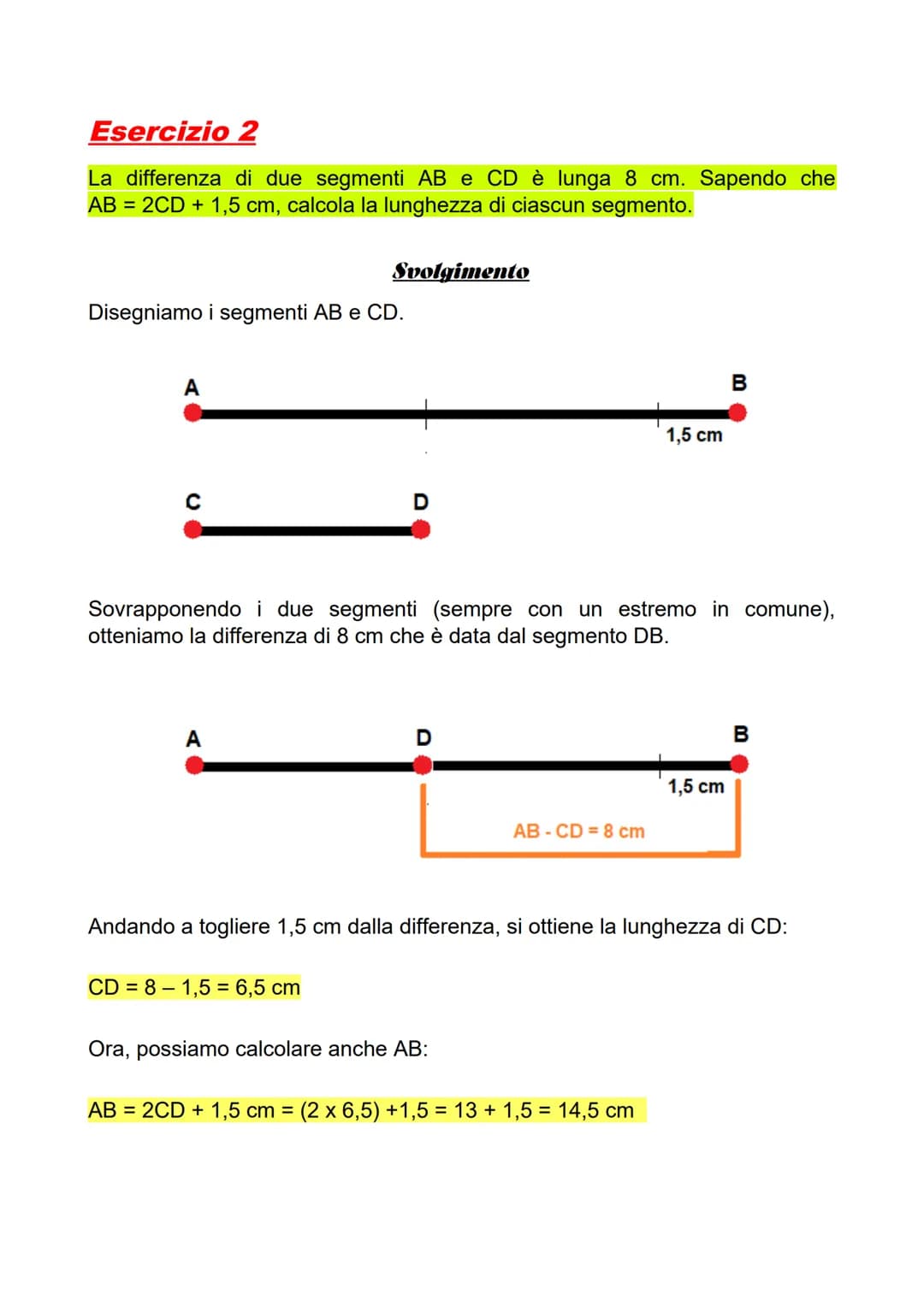 RETTE, SEMIRETTE, SEGMENTI
Retta → insieme infinito di punti allineati nel
piano. Perciò, non ha né un inizio né una fine.
A
A
A
A
A
B
C
B
B